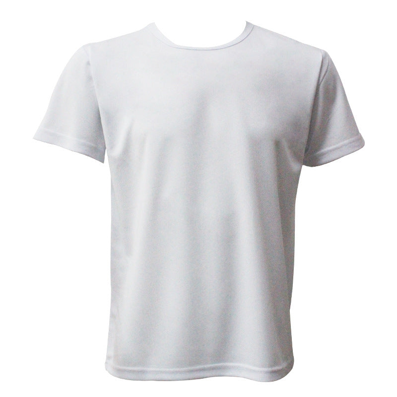 Summer advertising shirt, crew neck T-shirt, company group, outdoor workwear, custom cultural shirt, in-stock quick-dry short sleeve